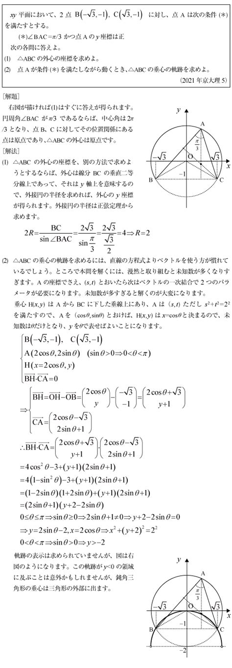 2021年京大理5 京極一樹の数学塾