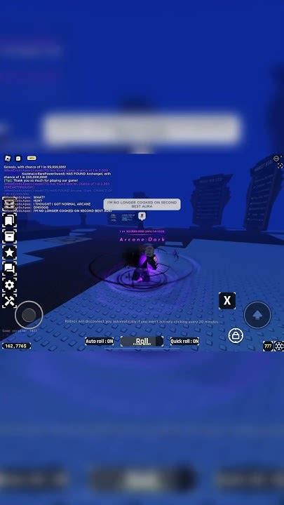 I Got Arcane Dark In Sols Rng Roblox Animation Of Getting It At The End Roblox Solsrng