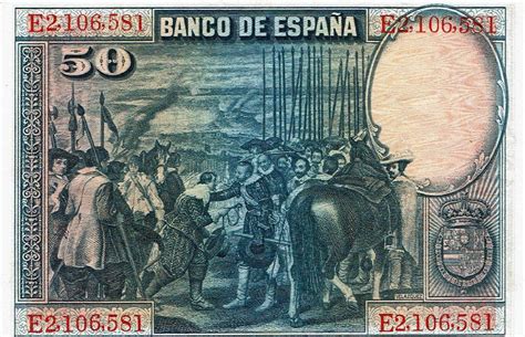 SPANIEN 50 Pesetas 15 08 1928 P 75 VZ Serie E2 106 581 Kaufen Auf