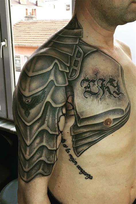 Gladiator Armor Tattoo Sleeve