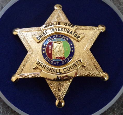 MARSHALL CO SHERIFF - ER Badge