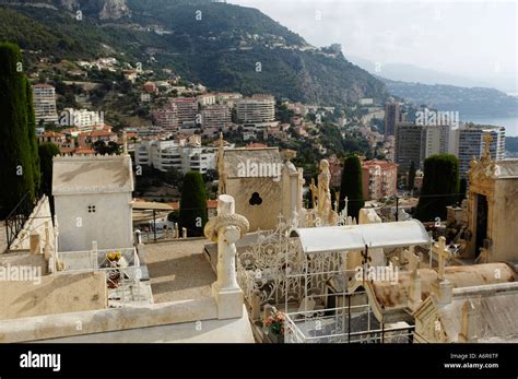 monaco city view stock photo alamy