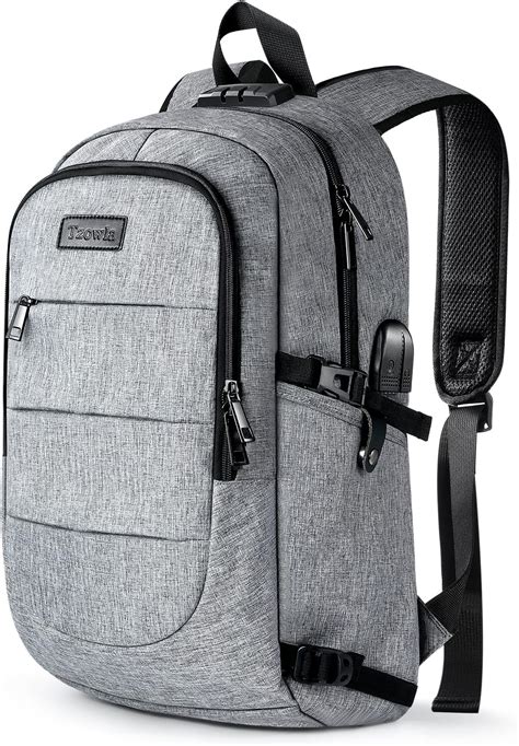 Mochila para hombre Mochila para portátil de viaje con puerto de carga