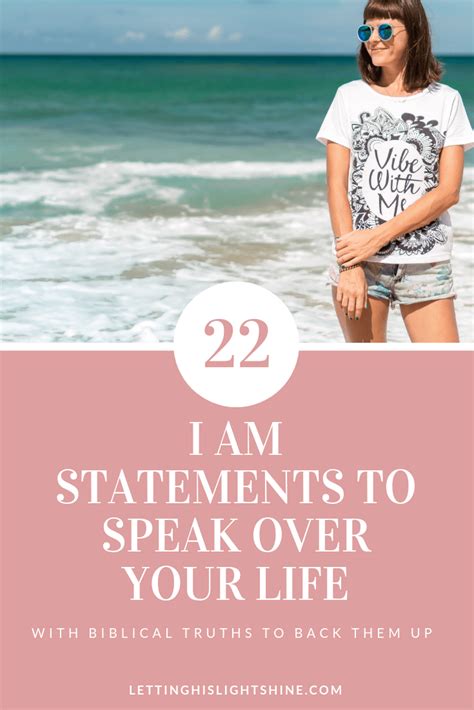 22 I Am Statements To Speak Over Your Life I Am Statements