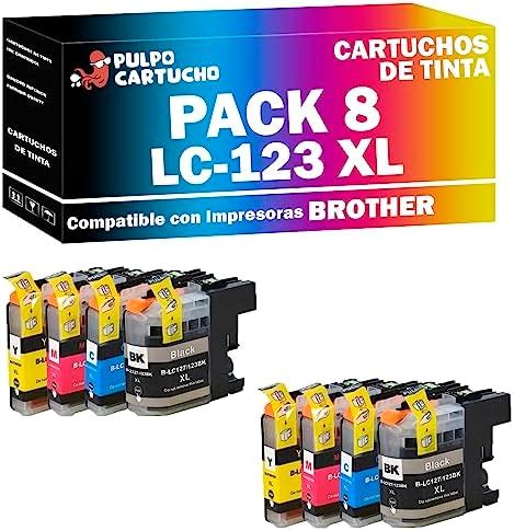 Pulpo Cartucho Pack Cartuchos De Tinta Lc Xl Lc Xl Cmyk