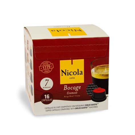 Capsule Nicola Cafes Bocage Cremoso Compatibile Dolce Gusto 16 Capsule