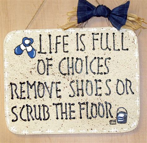 Remove Your Shoes Sign Sign