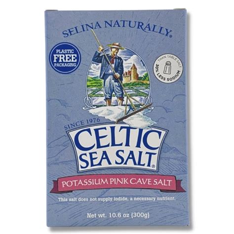 Selina Naturally Celtic Sea Salt Potassium Pink Cave Salt 106 Oz