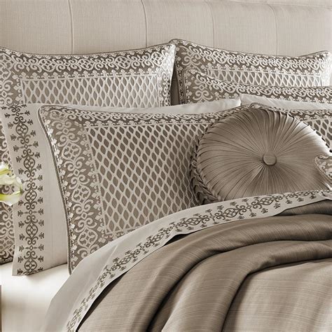 Beaumont Champagne 4 Piece Comforter Set By J Queen Latest Bedding