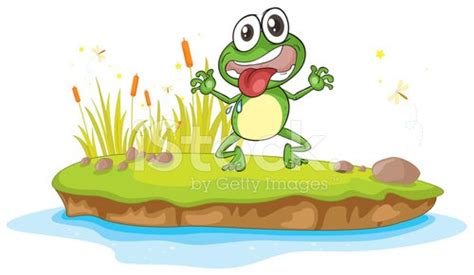 Frog And A Water Stock Clipart | Royalty-Free | FreeImages