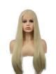 Elsa Style Gorgeous Blonde Long Straight Synthetic Lace Front Wig