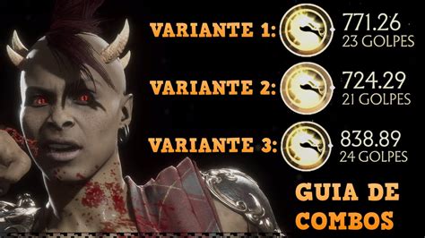 Guia De Combos De Sheeva Variantes Competitivas Mortal Kombat