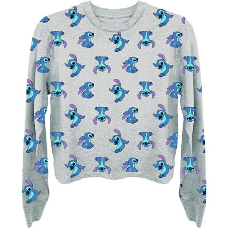 Ladies Lilo And Stitch Sweatshirt Ladies Classic Lilo And Stitch Tie