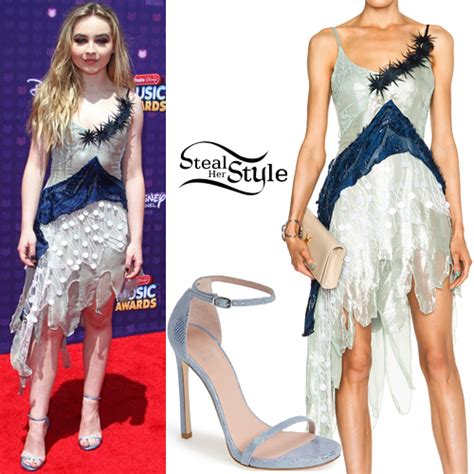 Sabrina Carpenter Gold Dress 2016 Picture Of Carpenter