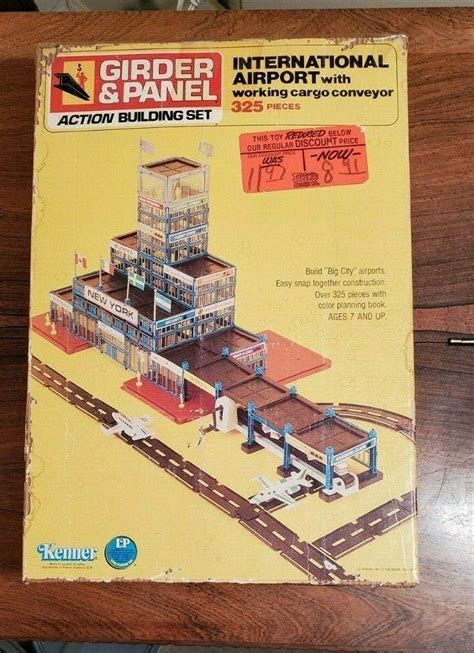 Kenner S Girder Panel Action Building Set International Airport W