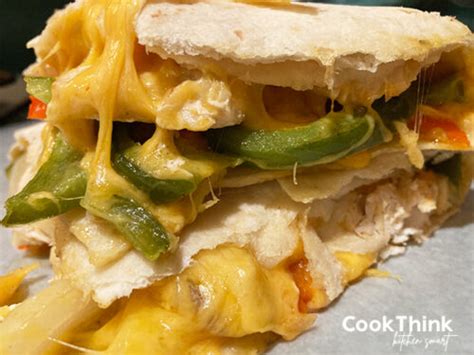 Sheet Pan Chicken Fajita Crunchwrap Recipe Supreme Cookthink