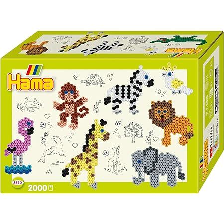 Hama Perlen 3716 Kreativbox Schmuck Mit Ca 2 400 Bunten Midi