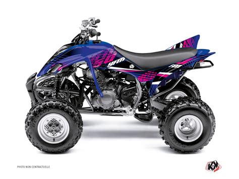 Kit Déco Quad Flow Yamaha 350 Raptor Rose Kutvek