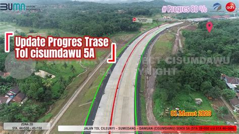 Update Progres Trase Jalan Tol Cisumdawu 5A 1 Maret 2023