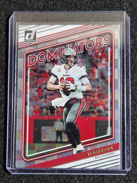 Panini Donruss Football Dominators D Tom Brady Tampa Bay