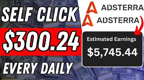 Adsterra Self Click Trick High Cpm Earn Day Cpa Marketing