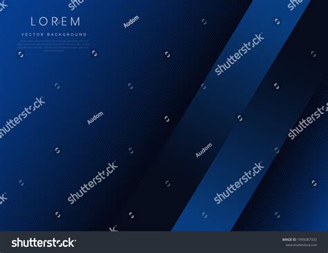 Abstract Blue Geometric Diagonal Overlay Layer Stock Vector Royalty