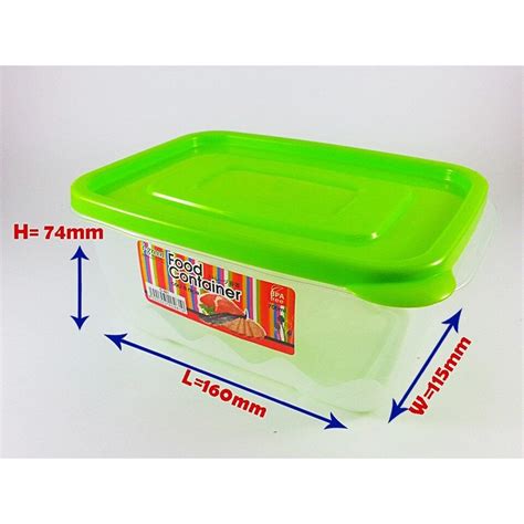 LOCAL READY STOCKS I Green Food Container Lunch Box Picnic BPA Free