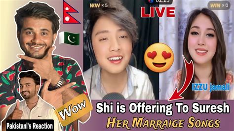 Suresh Lama Tiktok Live With Izzu Jamali Pakistani S Reaction Alresh