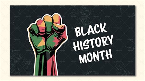 Black History Month Banner Template - Graphics | Motion Array