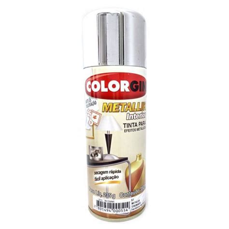 Spray Colorgin Metallik Ml Cromado Cocil Home Center