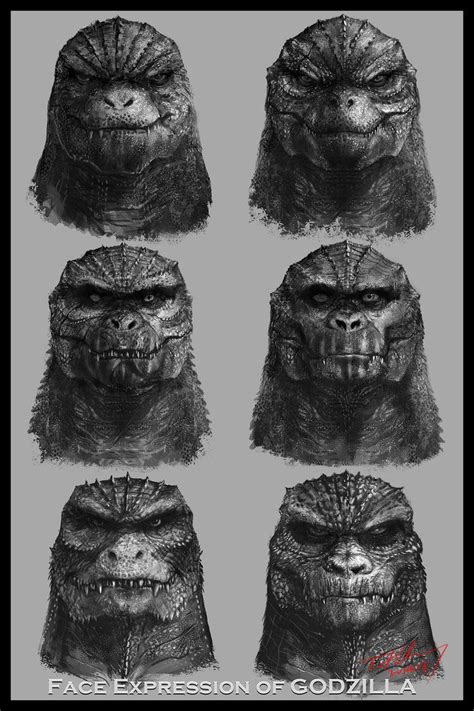 Face Expression Of Godzilla By Cheungchungtat Godzilla Kaiju