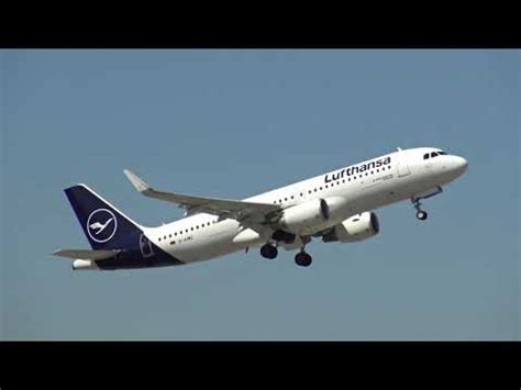 Lufthansa Airbus D Aiwg Take Off Malaga Lemg Youtube