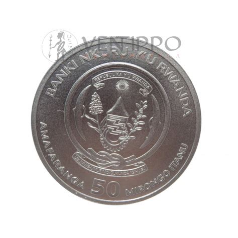 Moneda Inversi N Plata Pura Bullion Ruanda