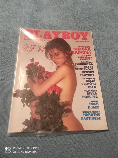 Playboy 1993 Leden Simona Krainová Aukro