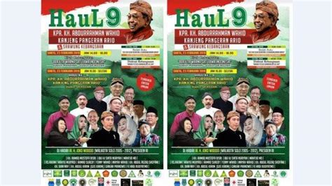 Haul Ke 9 Gus Dur Di Solo Sinta Nuriyah Mahfud MD Gus Mus Dan