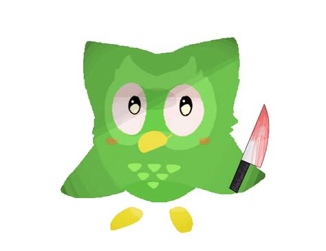 duolingo owl by BlackemFine on DeviantArt