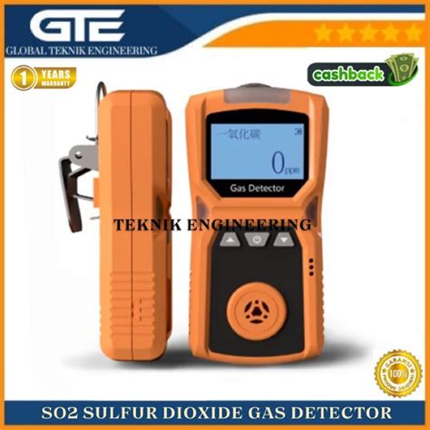 Jual SO2 Sulfur Dioxide Gas Detector HIROKA Leak Monitor Tester Meter