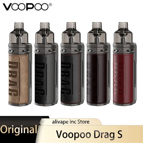 VOOPOO DRAG S Cigarette électronique avec Kit Pod avec bobines PnP