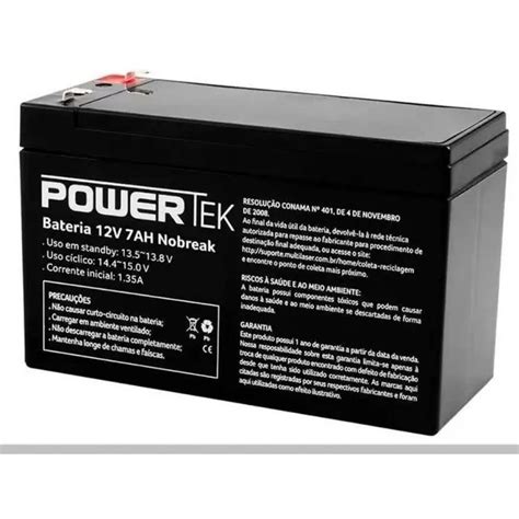 Bateria Selada 12v 7ah Powertek Sktec