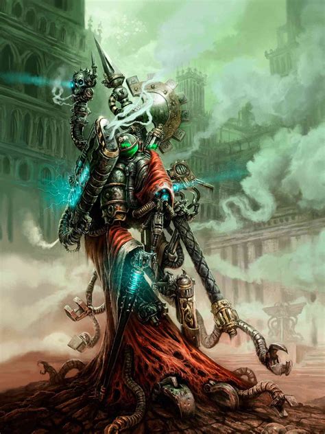 Tech Priest Dominus Art By Helge C Balzer 40k Gallery