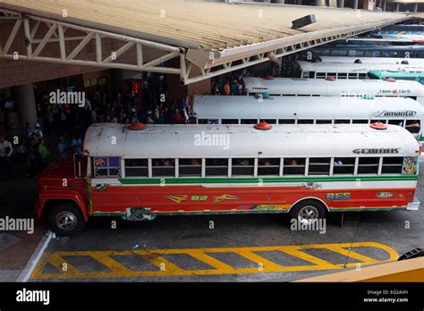 Painted Bus Public Panama City Fotograf As E Im Genes De Alta