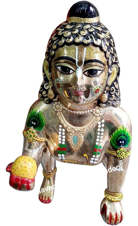 Inch Brass Laddu Bal Gopal Statue Home At Rs Idol In Mathura