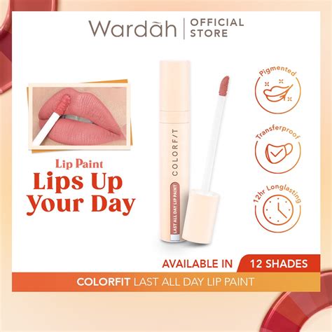 Jual Wardah Colorfit Last All Day Lip Paint Lipstick Cair Wardah