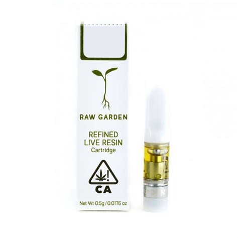 Orange Stomper Raw Garden Live Resin Cartridge Jane