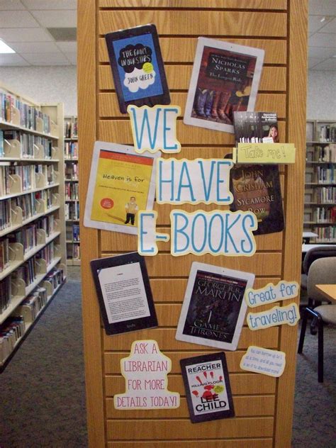 Library Display For E Books Centralia Public Library Centralia Mo