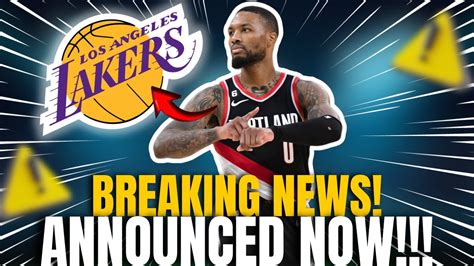 🚨exclusive Dame Lillard Could Be A Laker By Nba Trade Deadline😱 Los