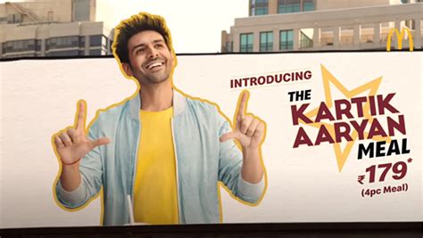 Mcdonalds Unveils New Tvc For Recently Launched The Kartik Aaryan Meal