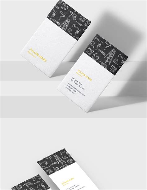 Handyman Business Card Template in PSD, Pages, Google Docs, Word, Publisher, Illustrator ...