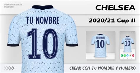 Camiseta Chelsea Cup Ii Crear Con Tu Nombre Y N Mero