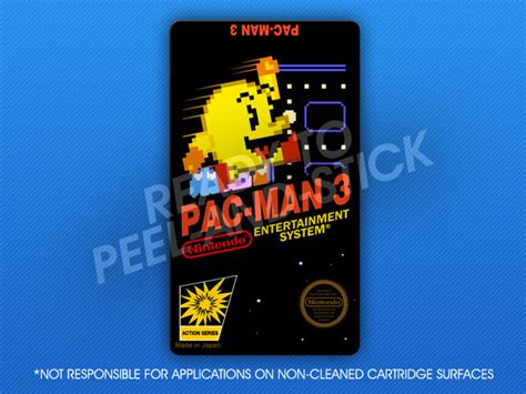 NES - Pac-Man 3 Label | Retro Game Cases